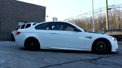 420 коня търкат гуми!!bmw e92 M3 Green Hell - Part 3 - Burnout 