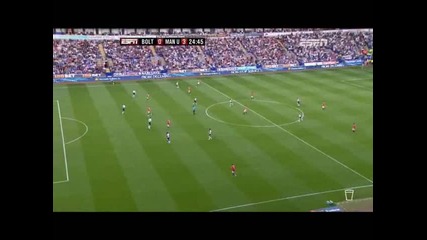 Манчестър смля и Болтън, Болтън 0:5 Манчестер Юнайтед