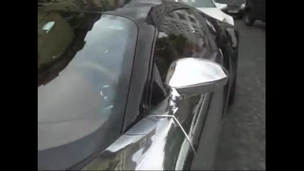 chrome Bugatti Veyron in Paris 