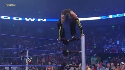 Jeff Hardy - Swanton Bomb on stretcher