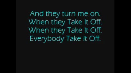 Kesha - Take it off 