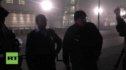 Germany: 'Shame on USA, Jesus never spies' projected on U.S embassy