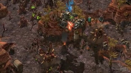 Starcraft 2: Wings of Liberty - Terrans Gameplay - Blizzcon 2009 Part 1/2