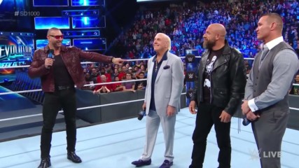Evolution reunites at SmackDown 1000: Wal3ooha, 18 October, 2018