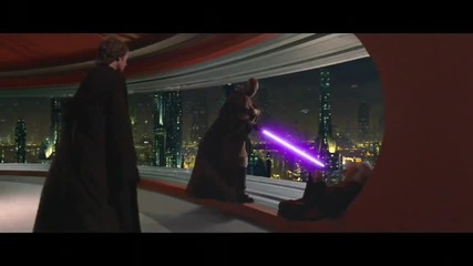 Star Wars Master Windu vs Darth Sidious H D 