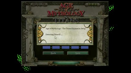 Инсталиране на играта Age of Mythologythe Titans. 