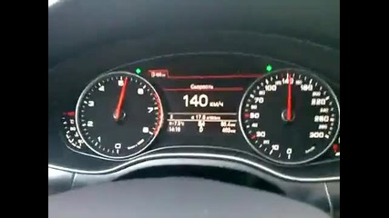 Audi A7 2.8 Fsi ускорение от 0-100км/ч !