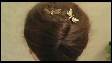 Много лесна прическа Quick easy inexpensive hairstyle for your bridesmaids
