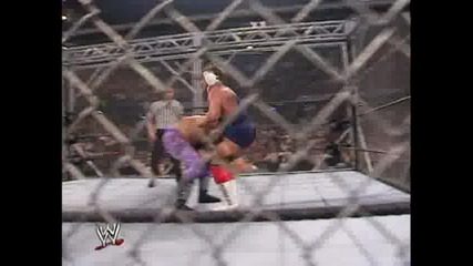 Smackdown Edge vs Kurt Angle Steel Cage Match