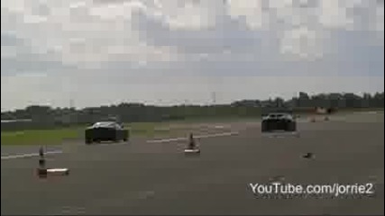 Lp560 vs. F430 airstrip dragrace