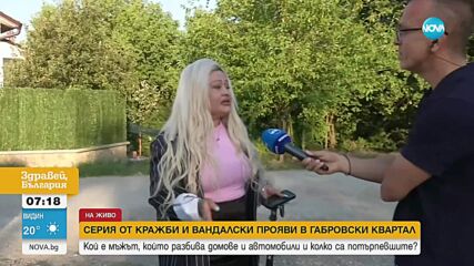 Серия от кражби и вандалски прояви в Габрово