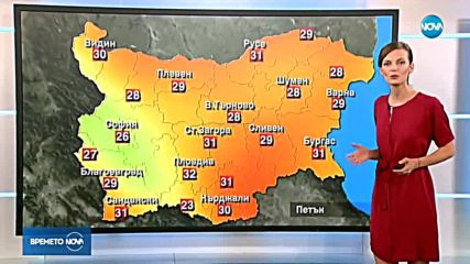 Прогноза за времето (19.07.2018 - централна емисия)