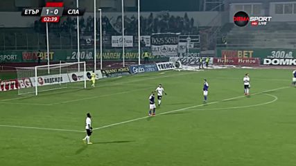 Етър - Славия 1:1 /първо полувреме/