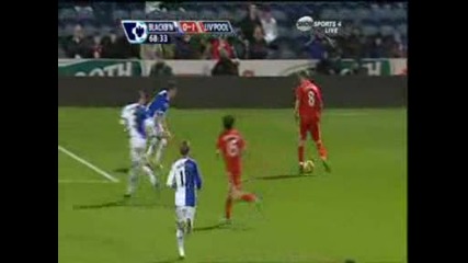 High Blackburn Vs Liverpool Alonso 0 - 1