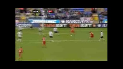 Liverpool - Bolton 1 - 1 Гол на Глен Джонсън