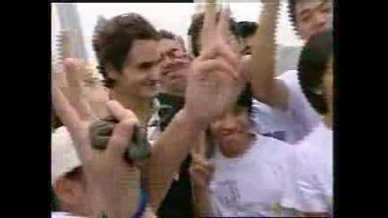 Roger Federer In Shanghai 2005