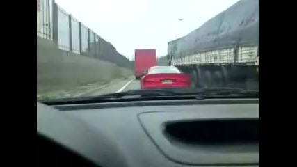Dodge Viper Crashing a Van!!! Crash!!! New Viper Crashed (360p) 