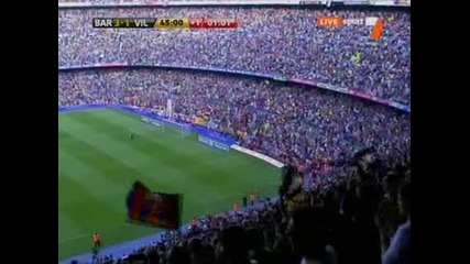 Барселона 3:3 Вилереал 10.05.2009