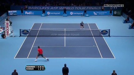 Federer vs Ferrer - London 2010