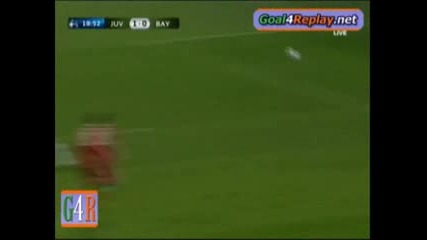 Най - добрия гол от мачовете от Шл във Вторник Давид Трезегe за 1 - 0 срещу Байерн Мюнхен 