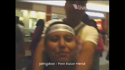Saludo de @dulcemaria en la firma de Autografos en Plaza Delta, Mexico Df 