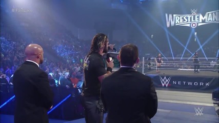 “miz Tv” with special guests Roman Reigns and Daniel Bryan_ Smackdown, February 5, 2015