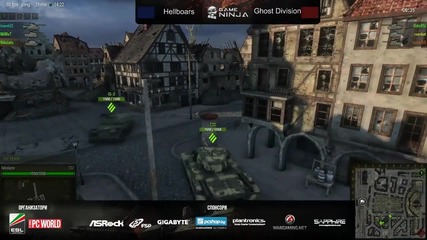 Game Ninja: Wot 3vs3 Hellboars vs Ghost Division