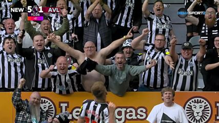Newcastle United with a Goal vs. Aston Villa
