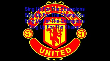 Song for the champions - Manchester United