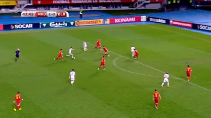 Македония 1 – 2 Беларус ( квалификация за Европейско първенство 2016 ) ( 27/03/2015 )