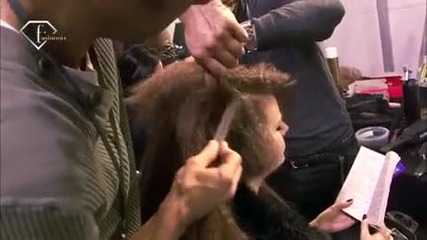 fashiontv Ftv.com - Paris Fw F W 09 - 10 - Karl Lagerfeld backstage 
