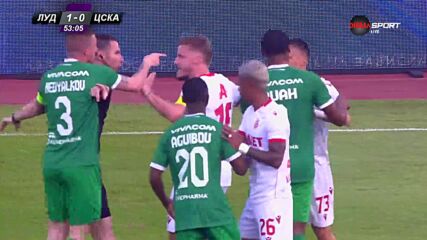 Напрежение между футболистите на Лудогорец и ЦСКА