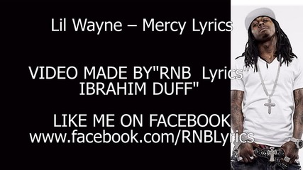 Lil Wayne ft. Nicki Minaj - Mercy # Lyrics On Screen #