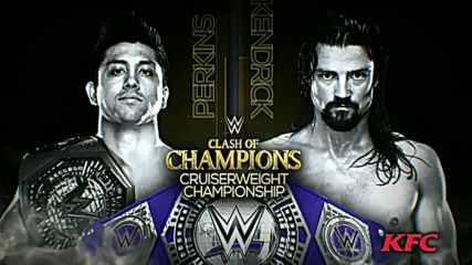 Wwe Clash Of Champions 2016 T.j Perkins vs Brian Kendrick Official Match Card