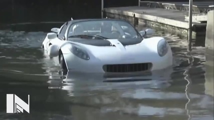 Rinspeed squba кола кабриолет, която движи под вода!