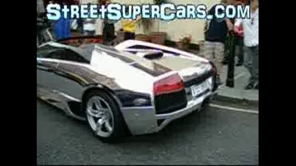 Chrome Lamborghini Murcielago from Dubai