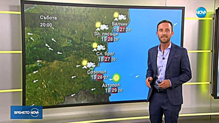 Прогноза за времето (10.08.2019 - сутрешна)
