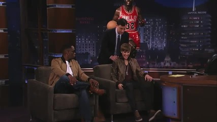 Justin Bieber и P. Diddy при Jimmy Kimmel [ част 4/5 ] 10.02.2011