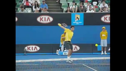 Grigor Dimitrov`s Backhand - Slow Motion
