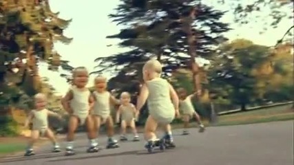 Evian Roller Skating Babies