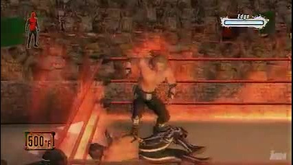 Smackdown vs Raw 2009 Edge vs Brain Kendrick inferno Match