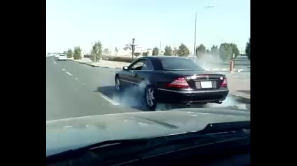 Mercedes Cl 600 Burnout 