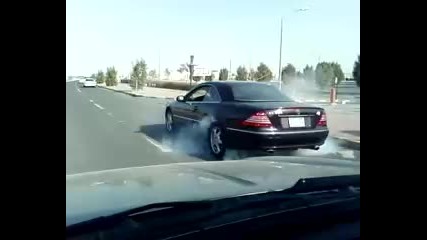 Mercedes Cl 600 Burnout