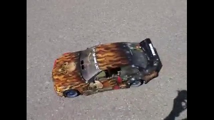 Huge Rc Car Burnout