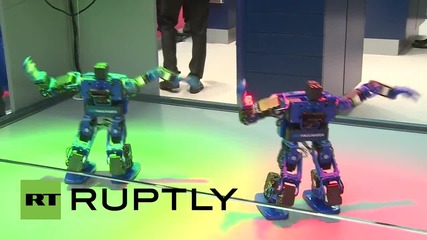 Germany: Watch robots dance Gangnam style