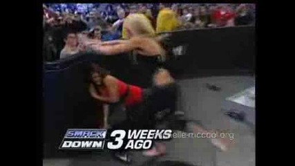 Michelle Mccool & Natayla Vs Bella Twins