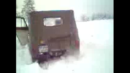 uaz 2.5 offroad snow 