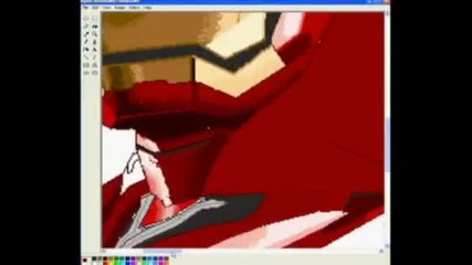 Iron Man - Ms Paint 