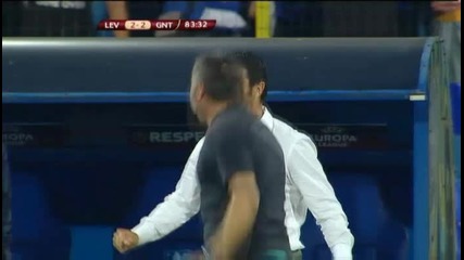 Левски 3:2 Гент / Грийн (84) / 