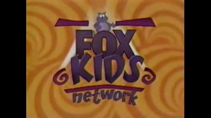 Fox - id - Eek! The Cat - Fox Kids 20th Century Fox Theme with orange swirleys in background (guitar